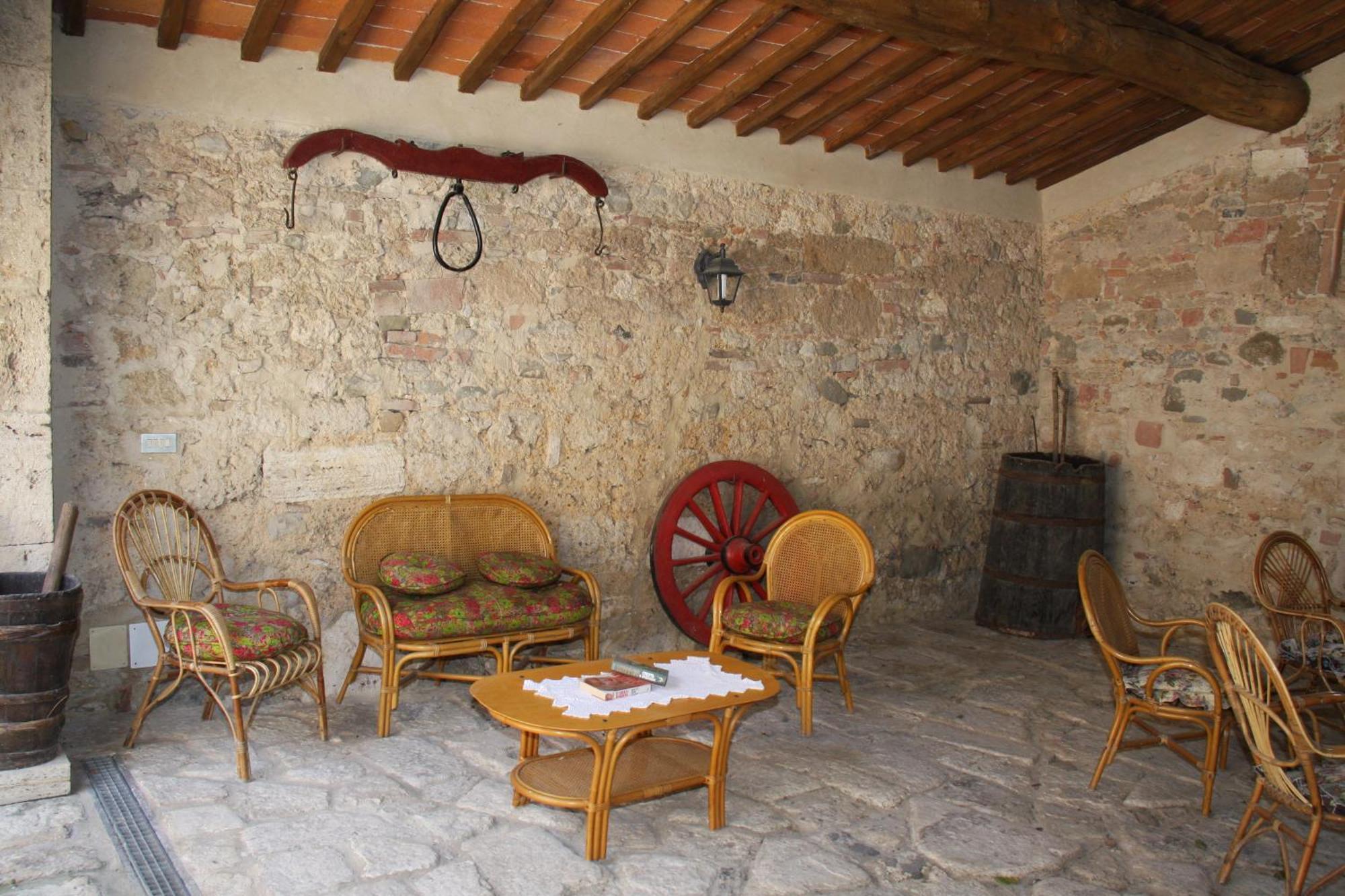 Podere La Chiusella B&B Раполано-Терме Экстерьер фото